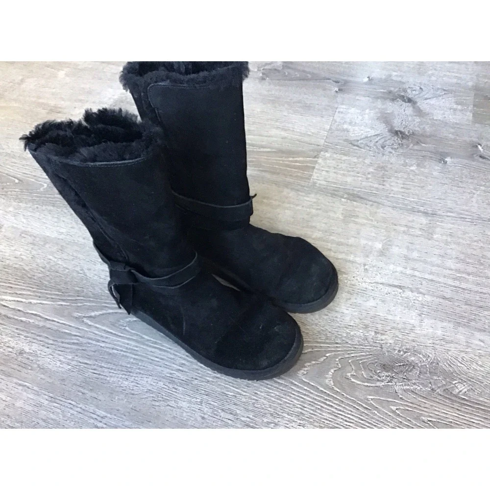 Koolaburra By UGG Womens Size 9 Rozalia Tall Winter Boots Black 1020243 Boot